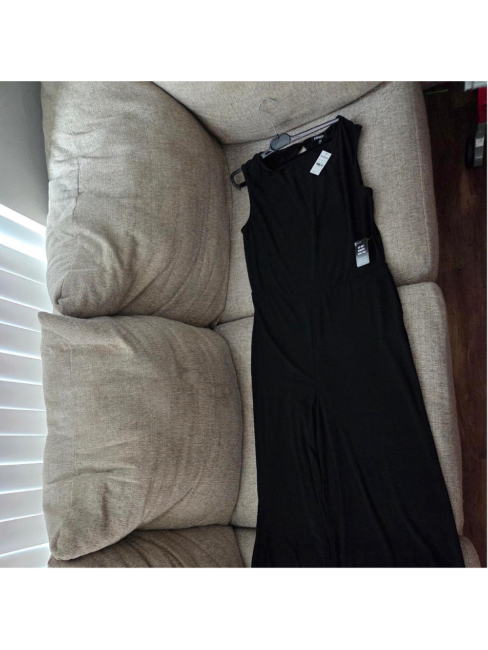 Express black jumpsuit size L #express #jumpsuit - Picture 2 of 3